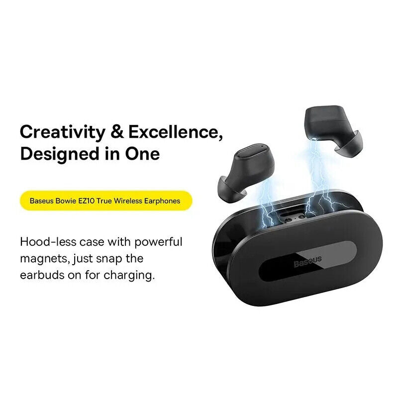 Baseus Bowie EZ10 TWS Earphone Bluetooth 5.3 Wireless Headphone Earbuds Android